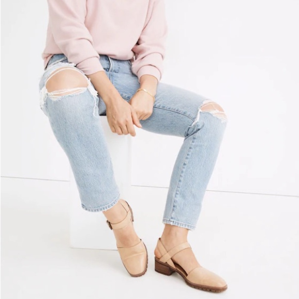 Madewell The Claudie Lugsole Mary Jane, Earthen Sand color. Size 7 - Picture 2 of 8